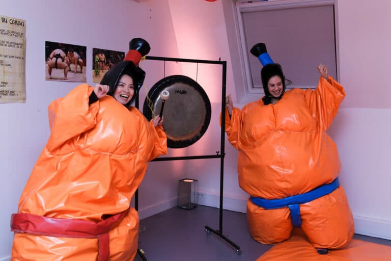 gong combats de sumos thème japon ancien bureaux abandonnés 15 ans Price Minister Rakuten agence wato we are the oracle evenementiel events