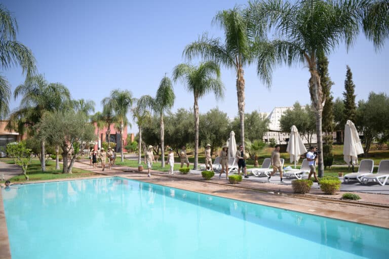 piscine hotel vizir voyage incentive team building voyage agence wato evenementiel event taleo cinq ans the tatane project marrakech maroc maghreb