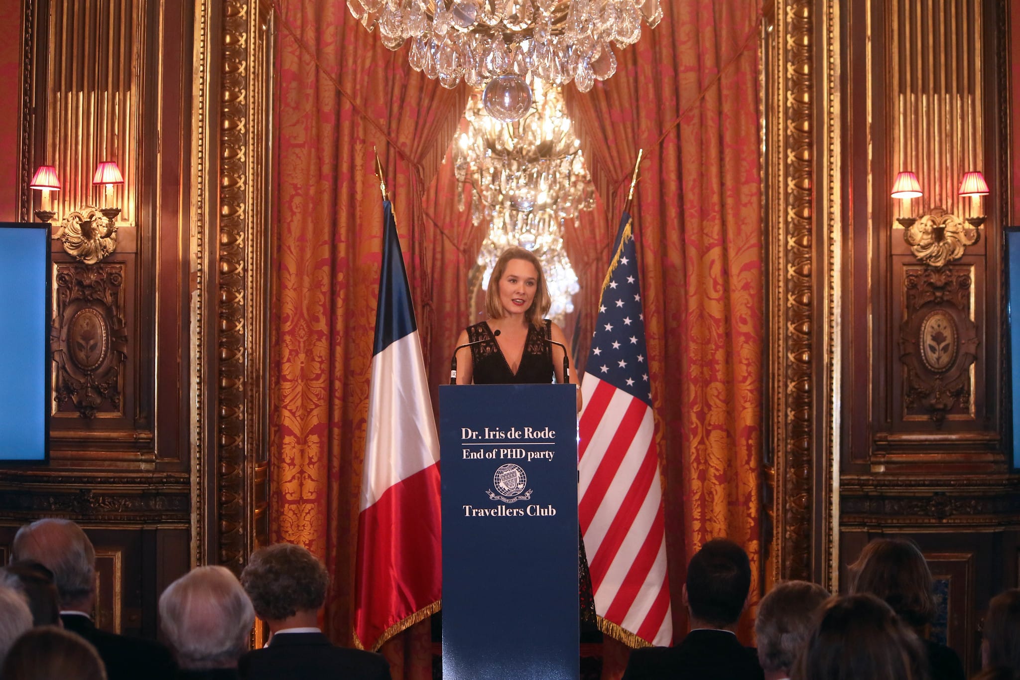 Iris de Rode PhD Paris speech pitch discours agence wato paris travellers club paris