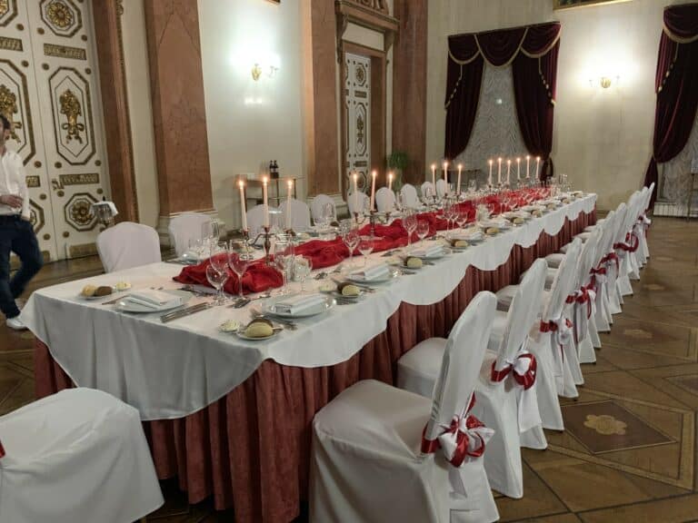 diner aux chandelles last palace saint petersbourg russie evenementiel seminaire immersif agence WATO international