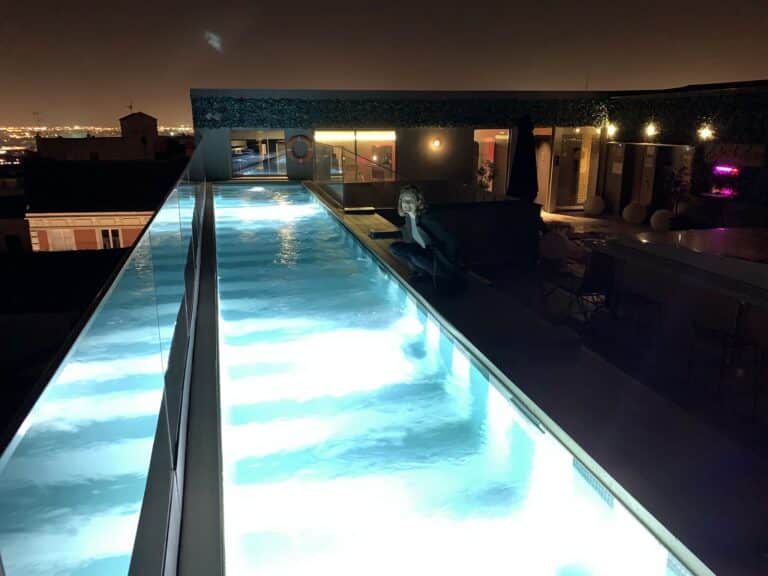 Rooftop pool Axel Hotel Madrid