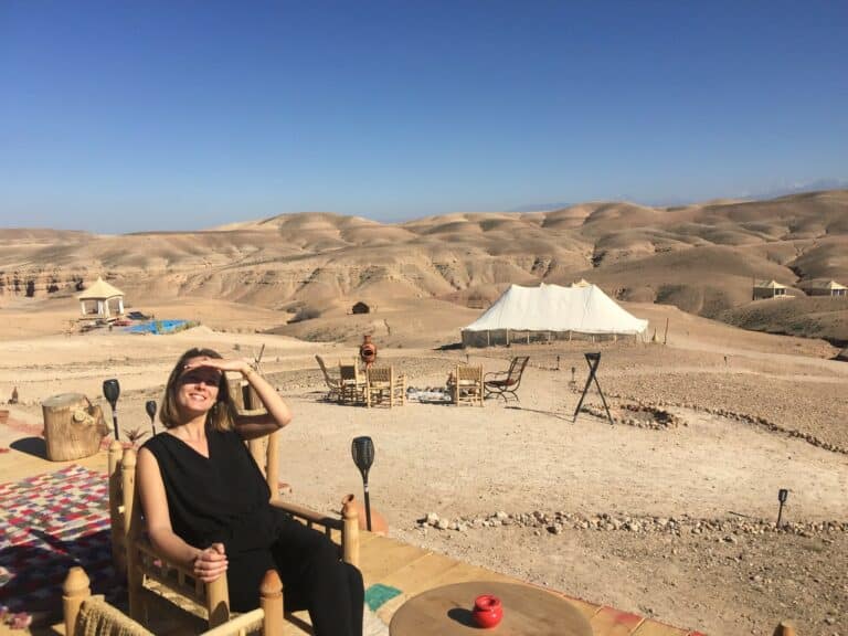 iris de rode agence WATO agafay desert luxury camp marrakech maroc