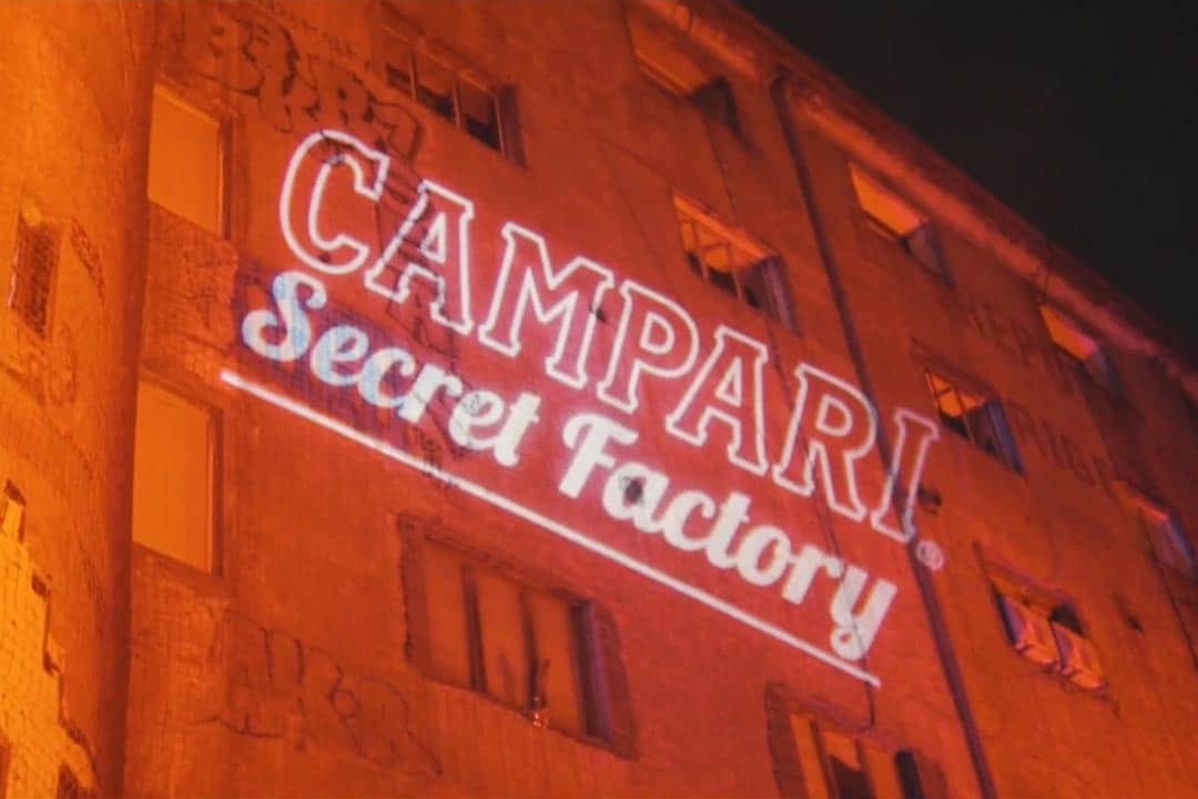 Soirée presse pour Campari thème usine secrète