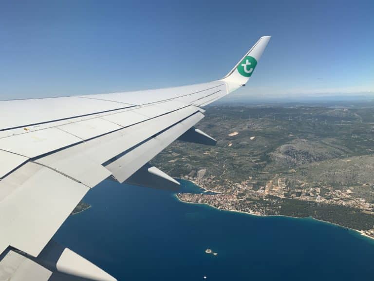 avion paysage mer montagne vue voyyage croatie évènementiel international agence WATO