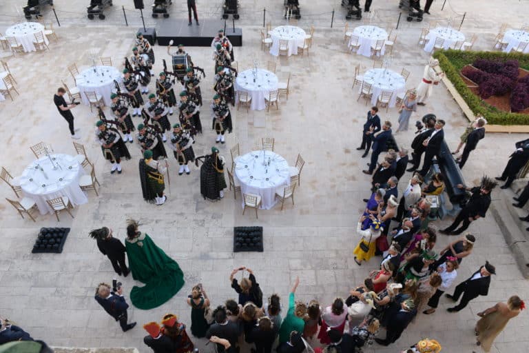 mariage luxe malte garde écossaise parade repas animations musique
