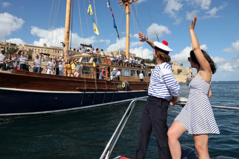 Wedding in Malta : EP 2 : Boat-Party in Valletta Bay