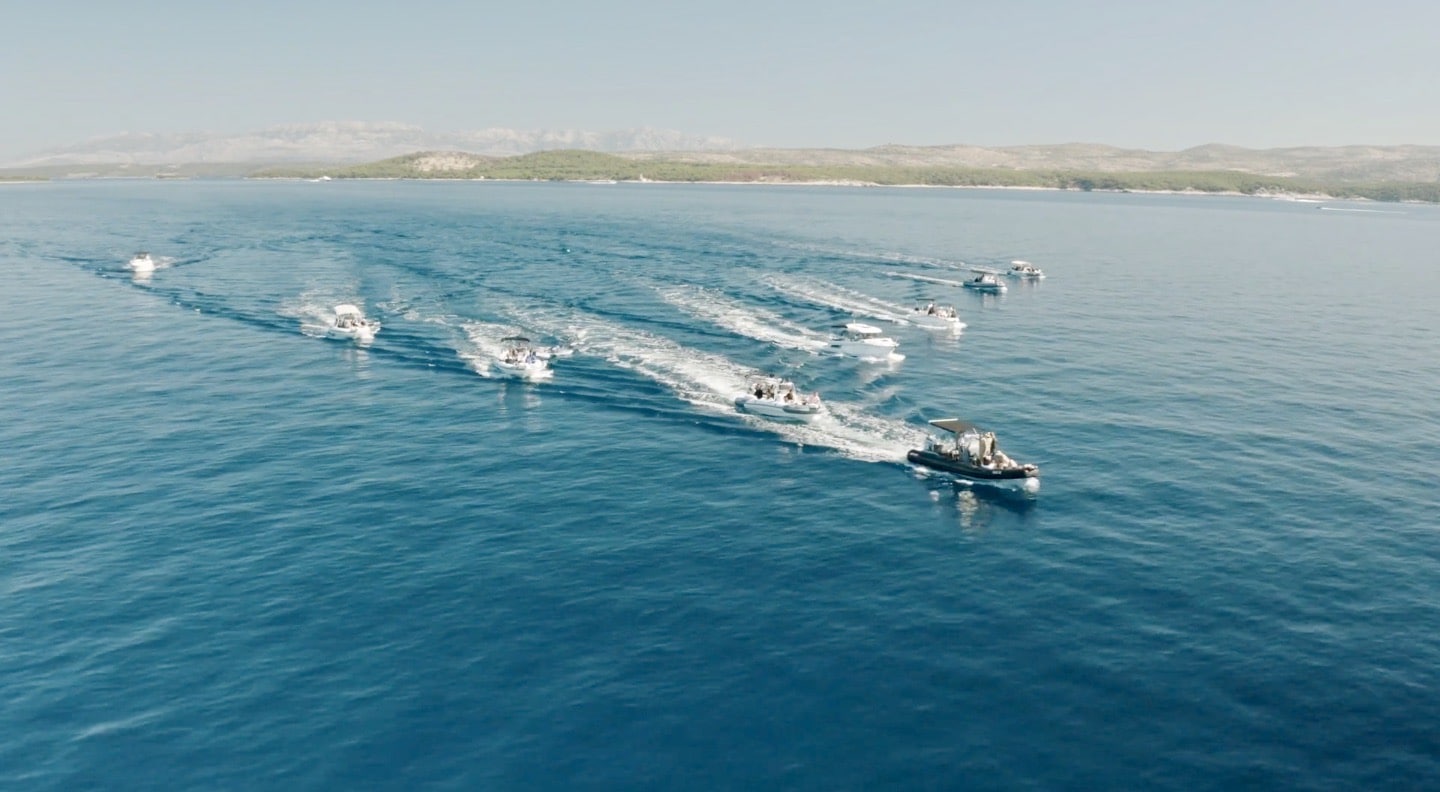 seminaire croatie vue drone mer bateau seminaire agence wato