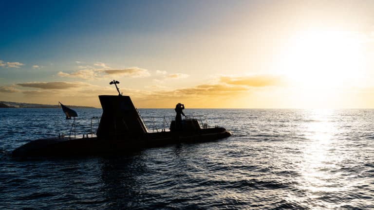 Tournage Teaser : un sous marin au large de Lanzarote