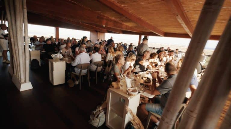 diner restaurant estamine ilha deserta seminaire immersif faro algarve luxe agence evenementiel WATO paris