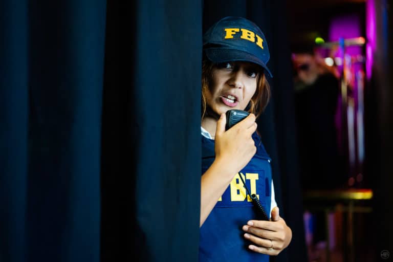 agent du fbi avant premiere canal + pamela rose immersive soiree immersive police agence evenementiel wato paris
