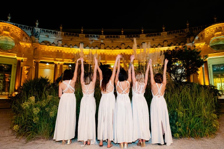 equipe wato jardin petit palais nymphes robe de bali grandiose anniversaire somptueux luxe paris agence evenementiel paris agence WATO