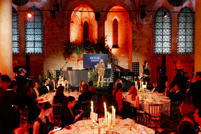 Adria Dunn Gala de charite abbaye de royaumont the vine global impact mosaic agence evenementielle luxe glamour Agence WATO