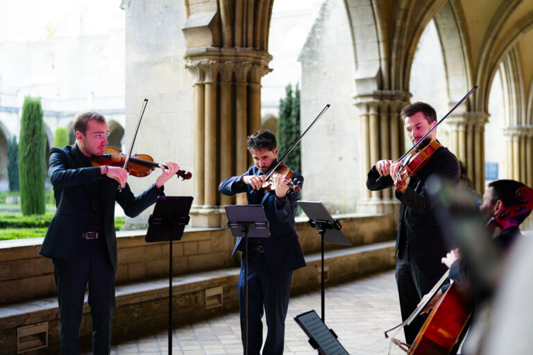 Yako string quartet Gala de charite abbaye de royaumont the vine global impact mosaic agence evenementielle luxe glamour Agence WATO