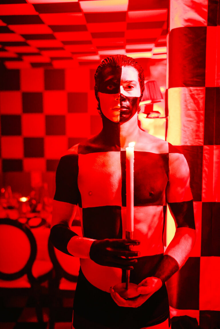 full chess party surrealist dinner dracula club