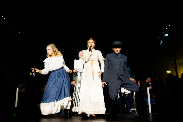 musical comedy young v&a london spectacular party