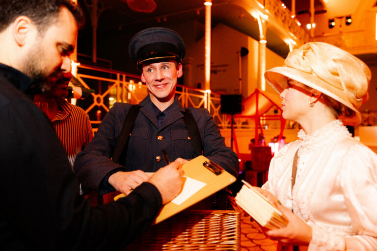 postal worker vintage market party young v&a london wato