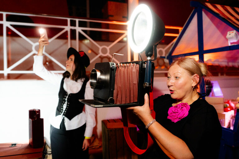 vintage photographer voyage prive party voung v&a london immersive evening