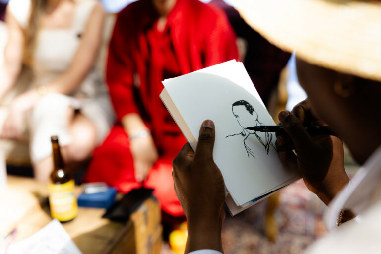 Dimitri ZEGBORO portraitiste evenementiel Agence WATO Garden Party