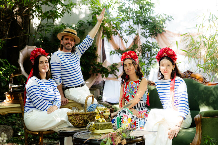 Marine Blois Foulques Jubert Audrey Bilinski Mathilde Leveillé Equipe WATO Jardin secret Garden Party