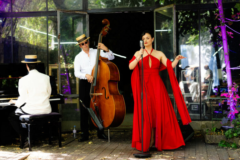 O De Mon chéri Aude Talandier Concert Live swing Jardin secret Paris Agence WATO