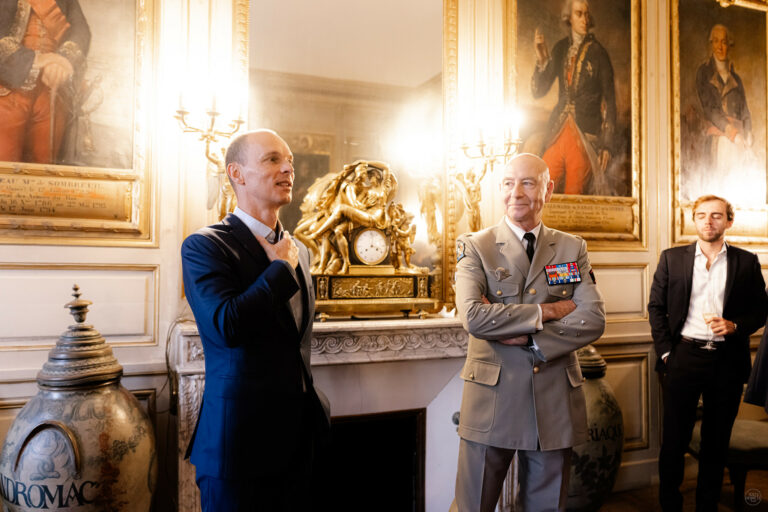 Pierric Duthoit et General Yann Gravethe Musee de l'armee agence WATO