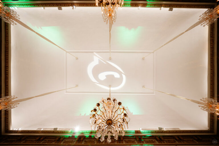 Projection logo grand salon les invalides